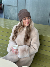 Fiona Wool Coat Long Beige Yttertøy