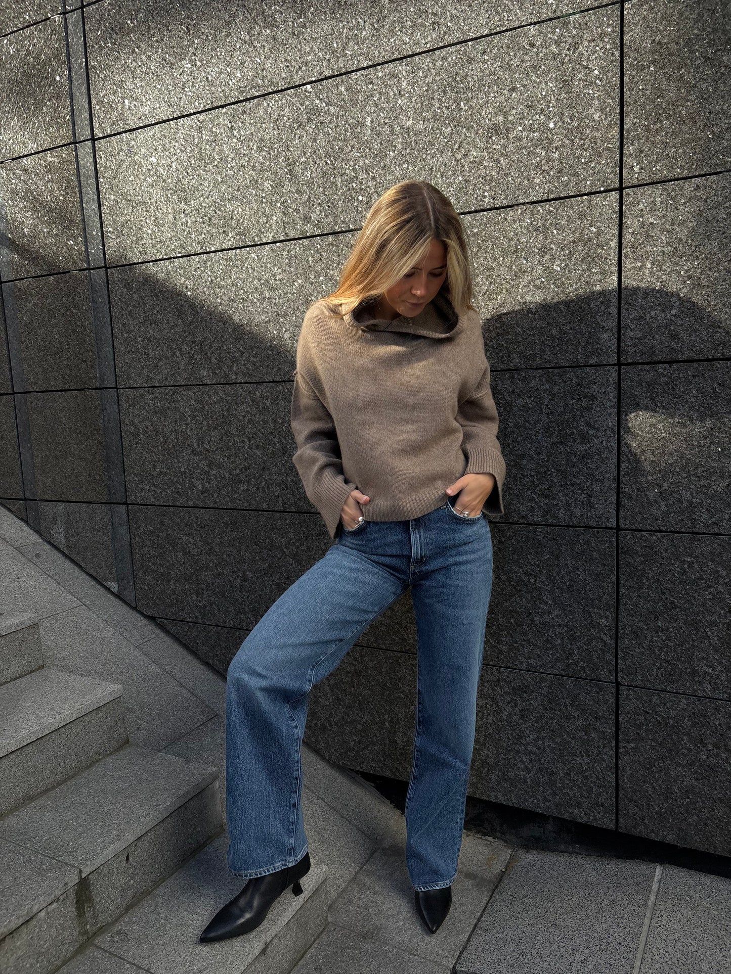 Harper Straight Jeans in Fix Bukser