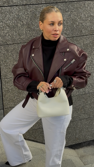 Tanya Jacket Burgundy Yttertøy