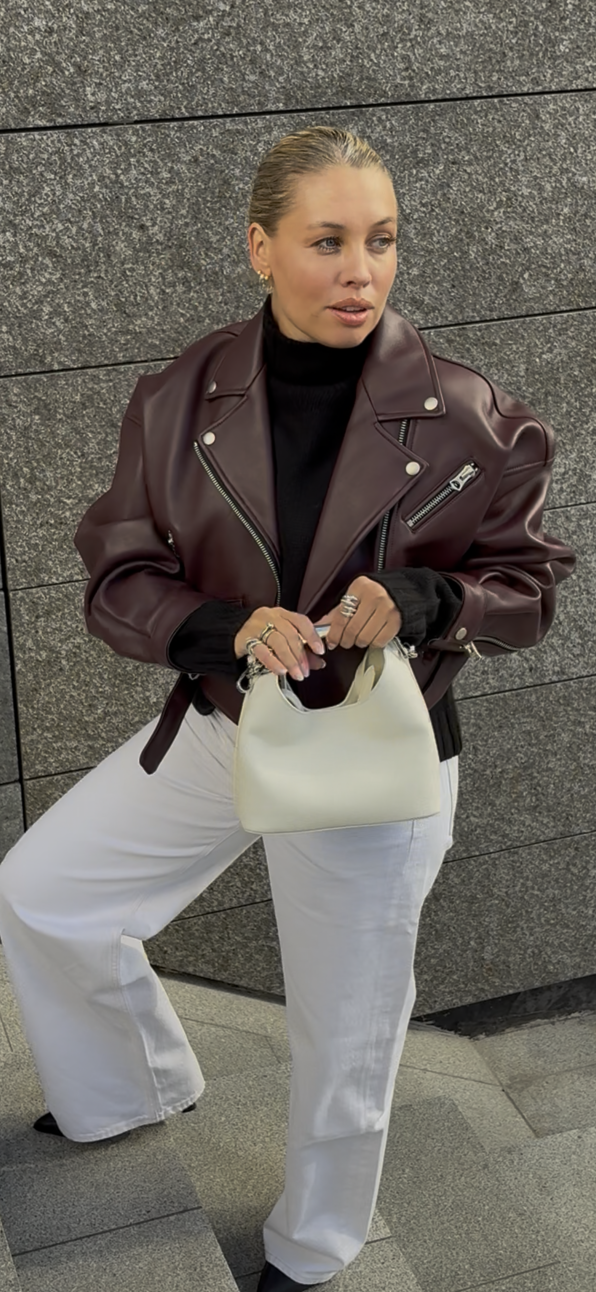 Tanya Jacket Burgundy Yttertøy