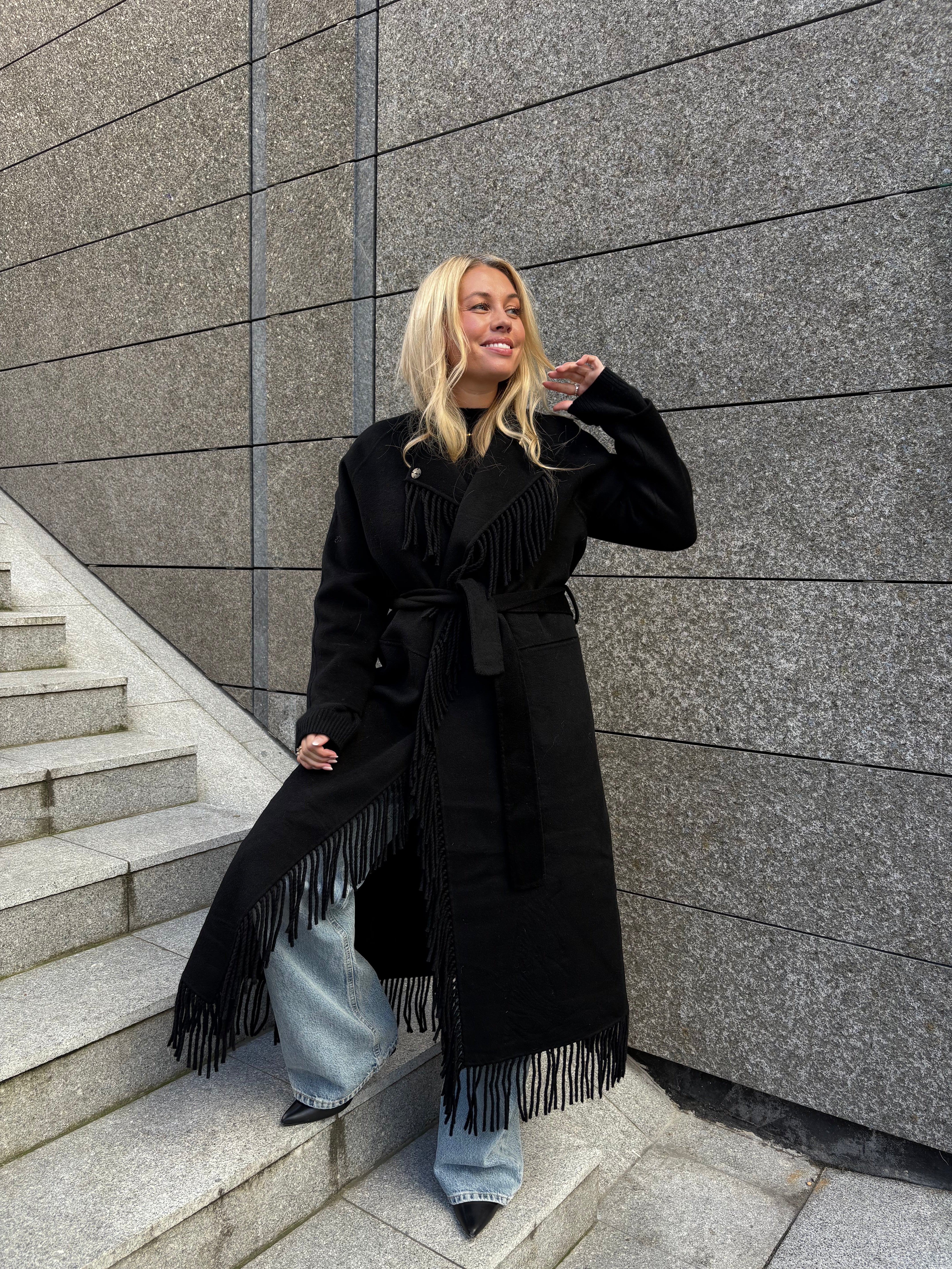 Deborah Wool Coat Black