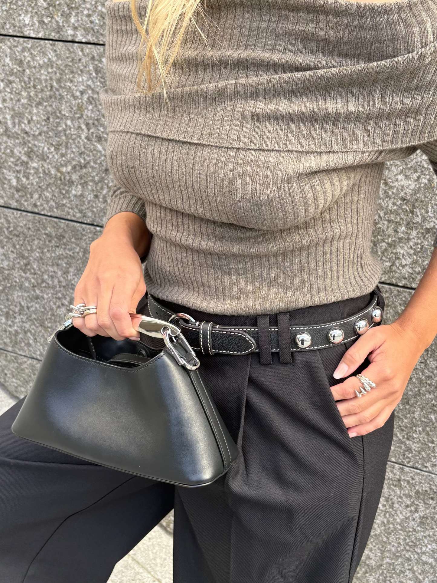 Jara Studed Belt Black Belter