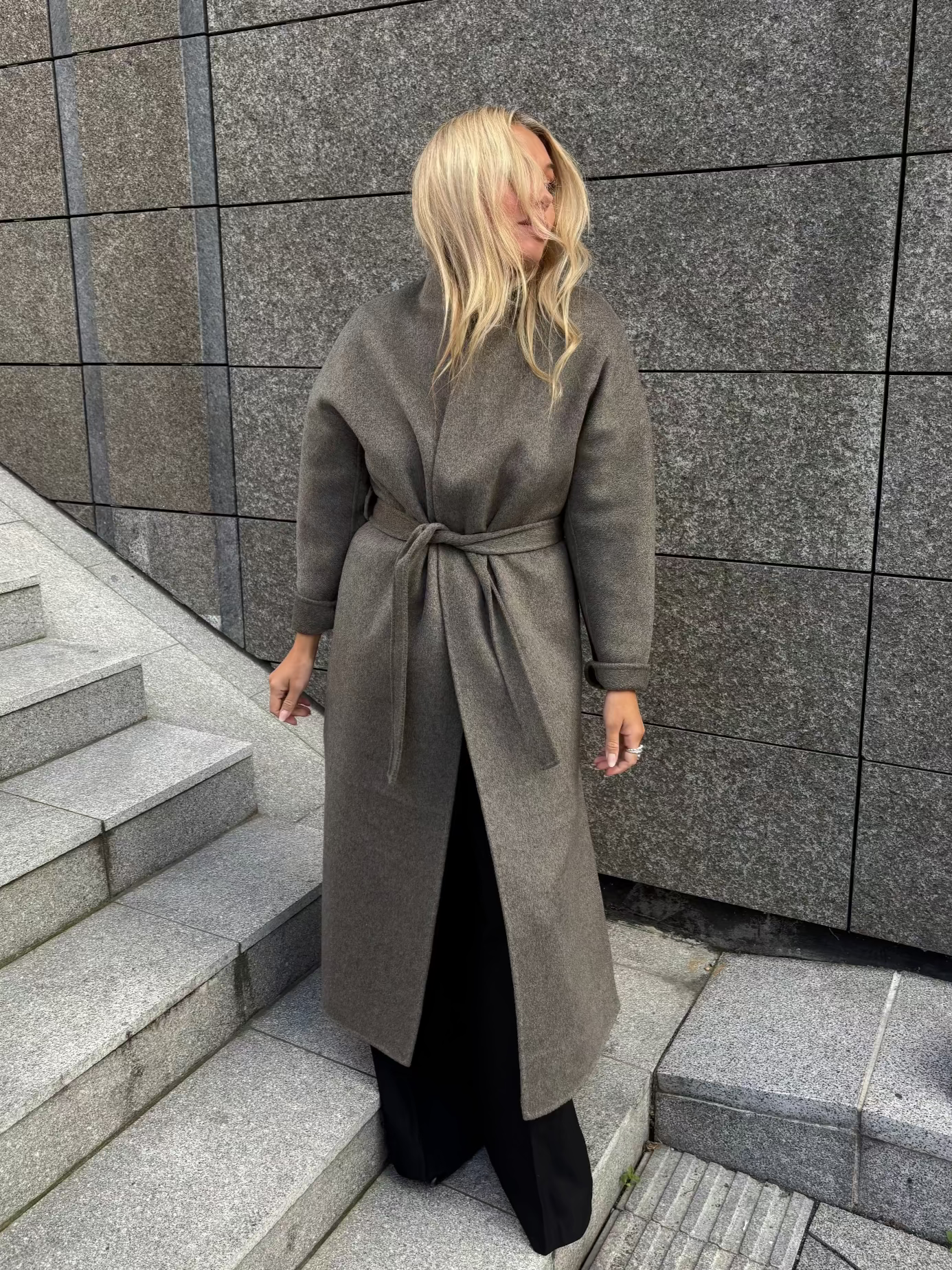Petra Wool Coat Wood Yttertøy