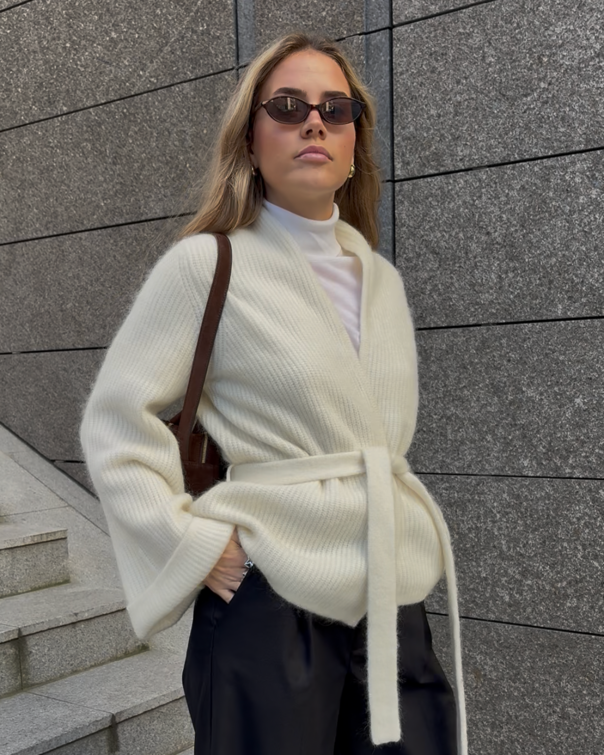 Lila Mohair Cardigan Eggshell Cardigans