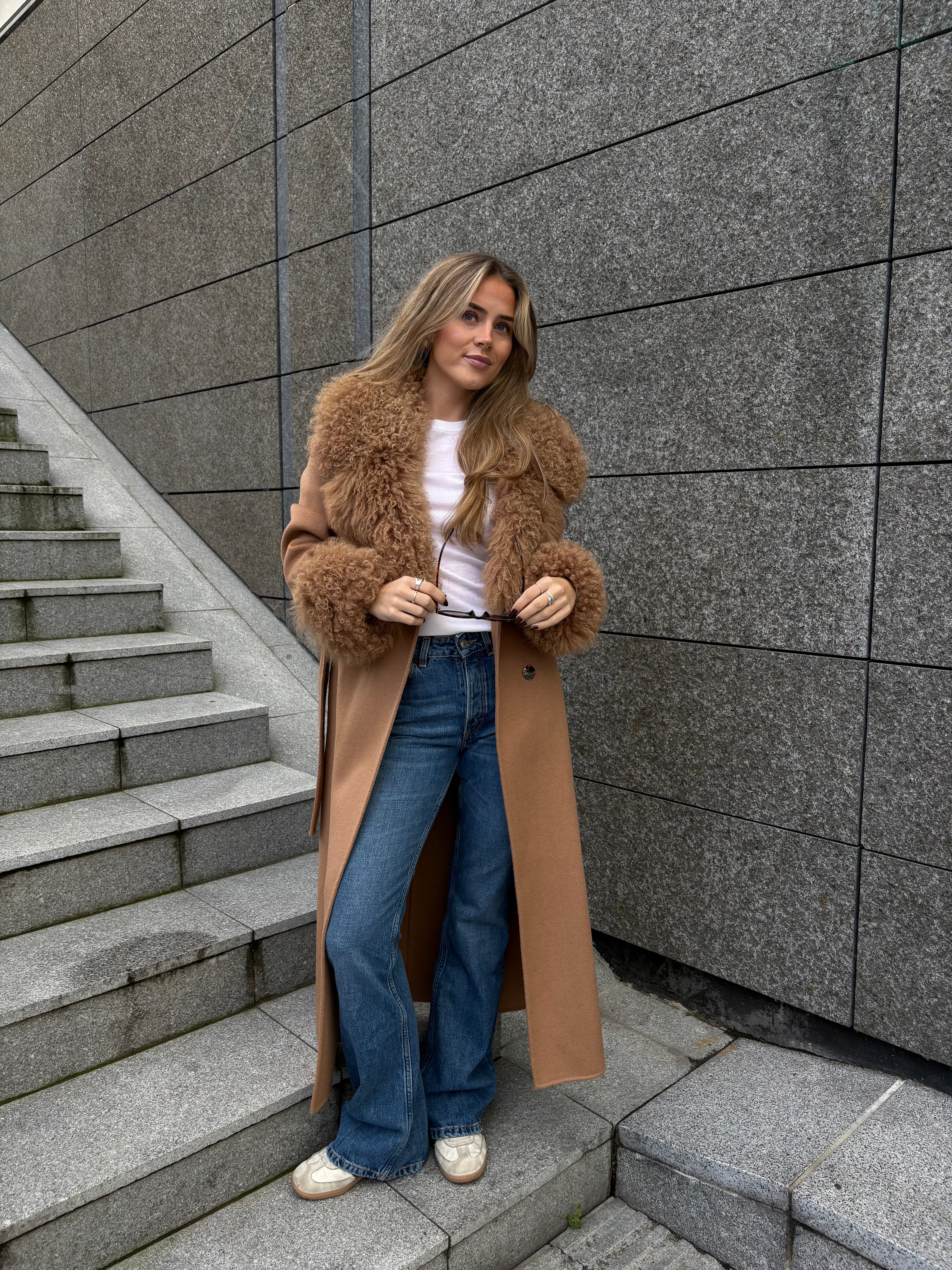 Lumilla Wool Coat Sand Beige
