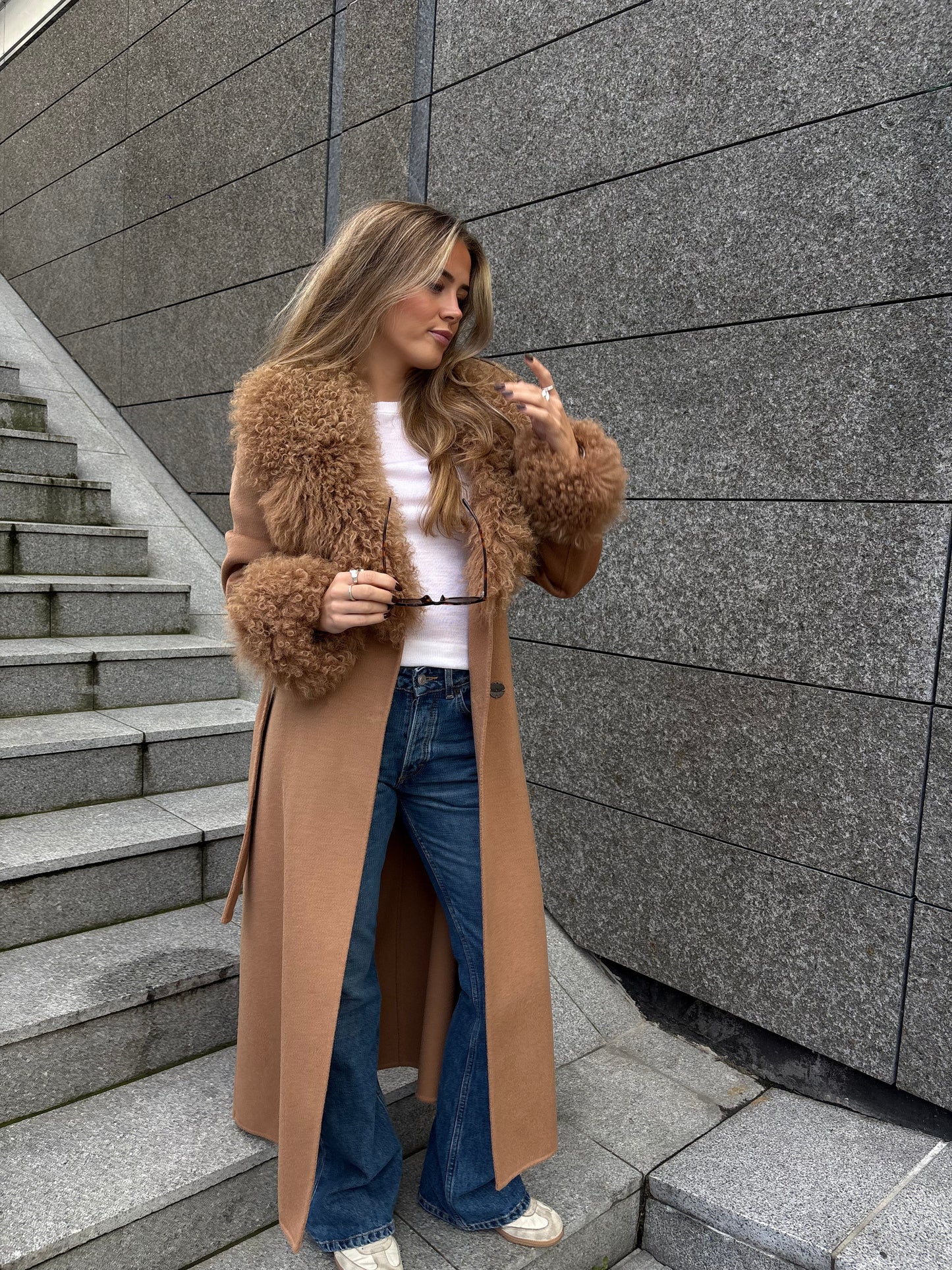 Lumilla Wool Coat Sand Beige