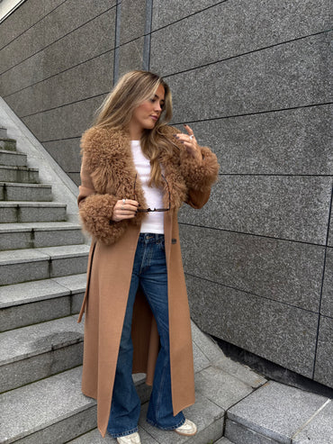 Lumilla Wool Coat Sand Beige
