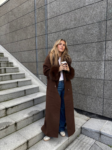 Marta Maxi Coat Brown Yttertøy
