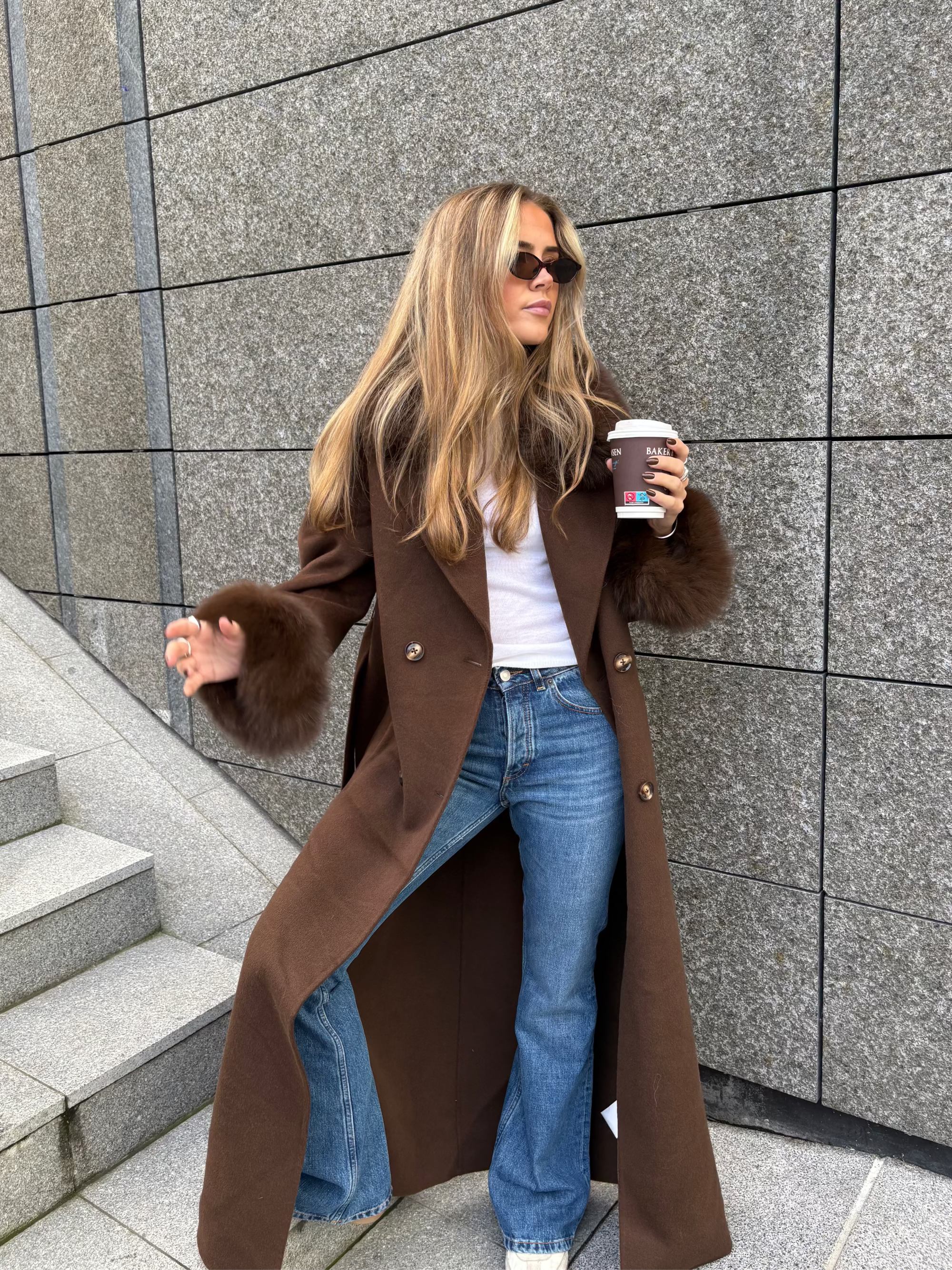 Marta Maxi Coat Brown Yttertøy