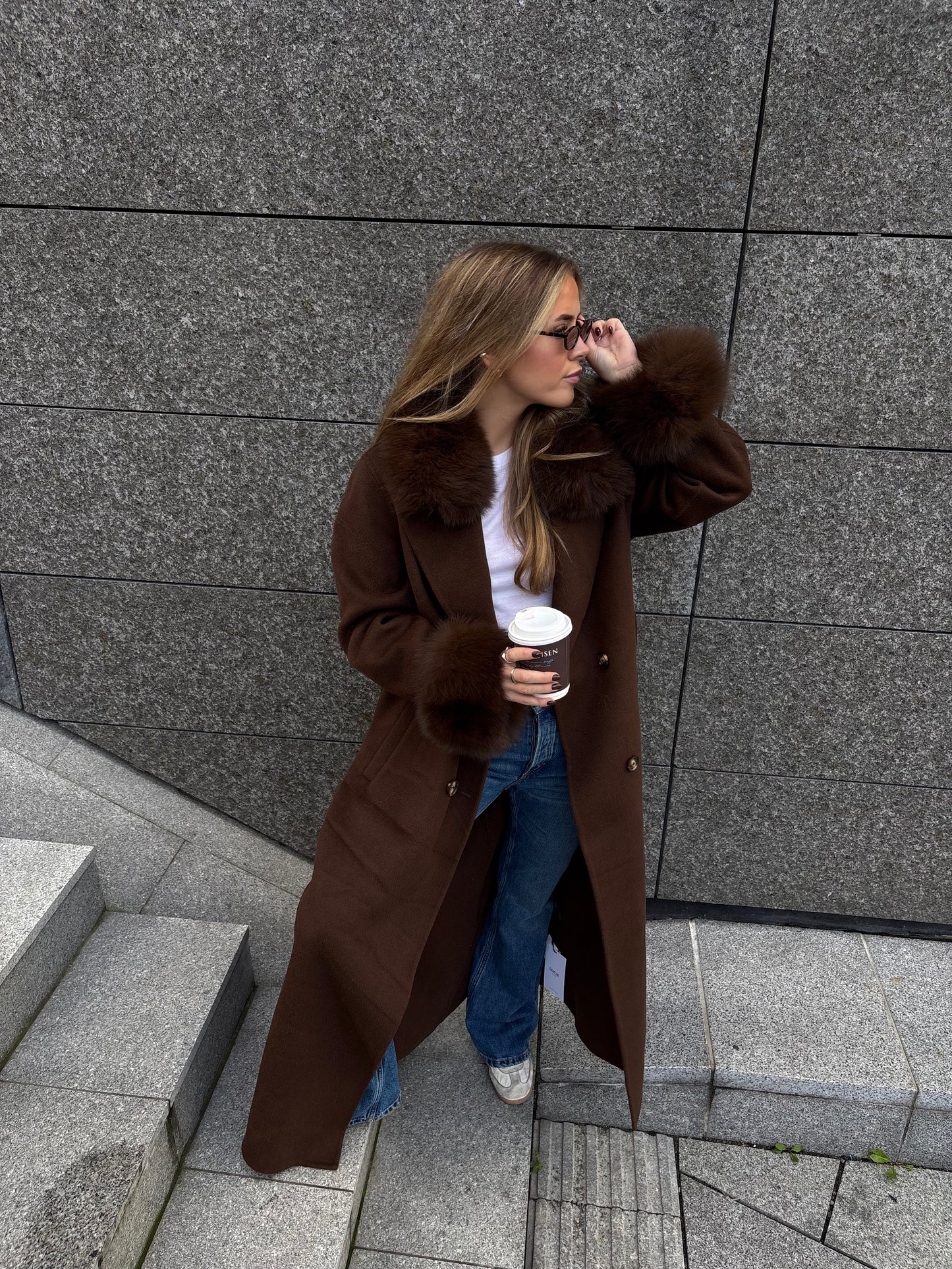 Marta Maxi Coat Brown Yttertøy