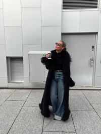 Ava Coat Long Black