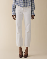 Sisli Cropped Jeans Natural White Bukser