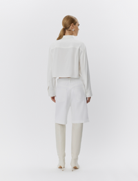 Elijah Shorts – Winter White Denim Shorts