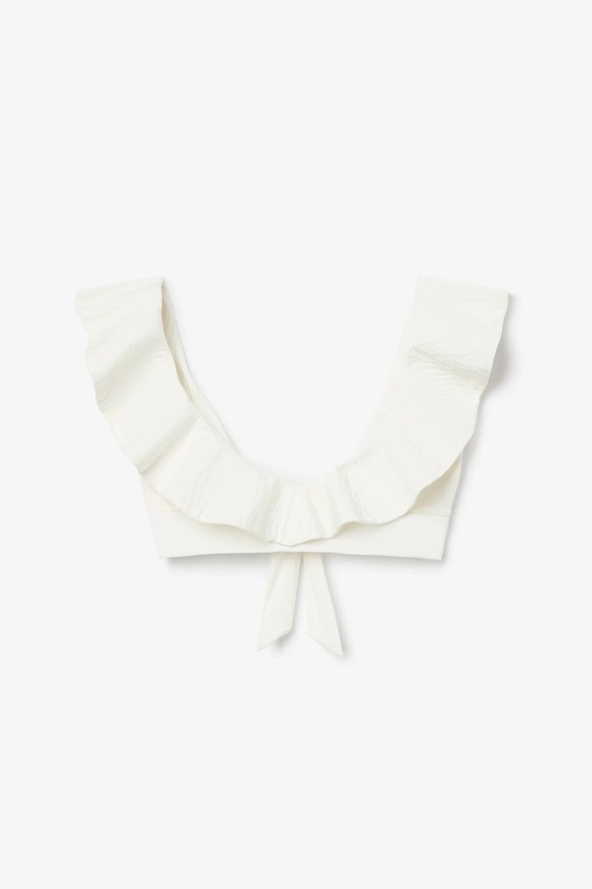 Bikini | Deep Bikini Top - Pearl White