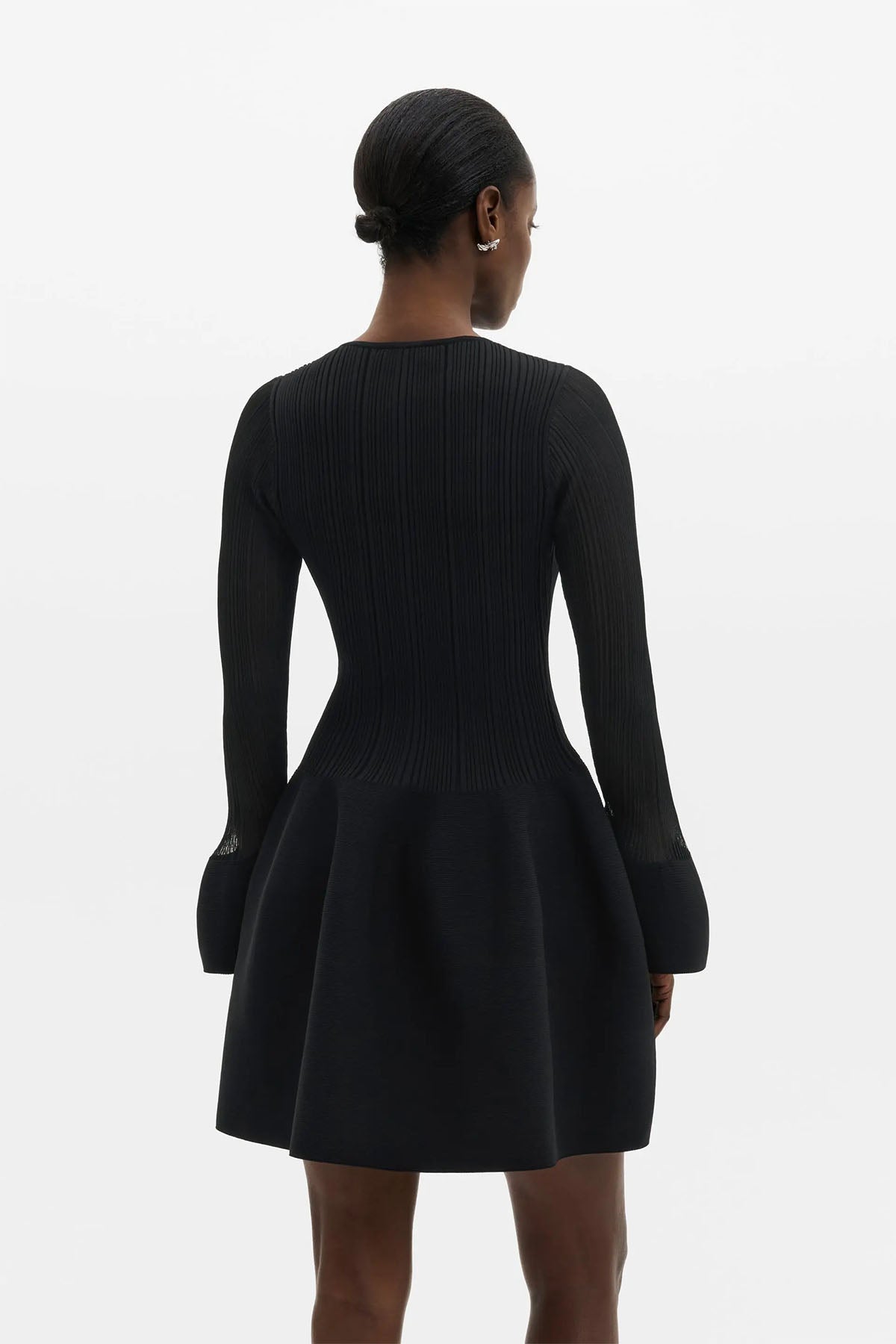 Kjoler | Elona Voluminous Skirt Knitted Mini Dress