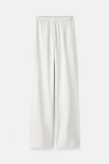 Straight Silk Trousers