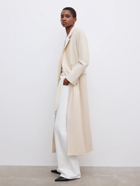 Long Tailored Blazer Sand Beige Blazere