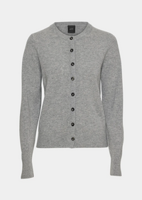 Diana wool cash cardigan Grey Melange Cardigans
