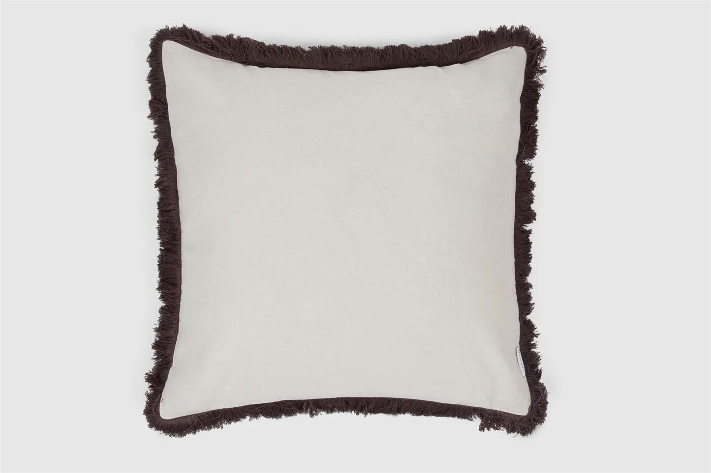 Fey Fringe Cushion Cover Nature/Brown 50x50 Puter