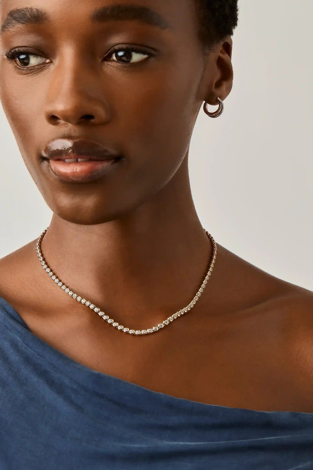 Tennis Round Necklace