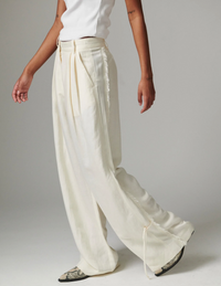 Belle - Contrast Linen Bukser