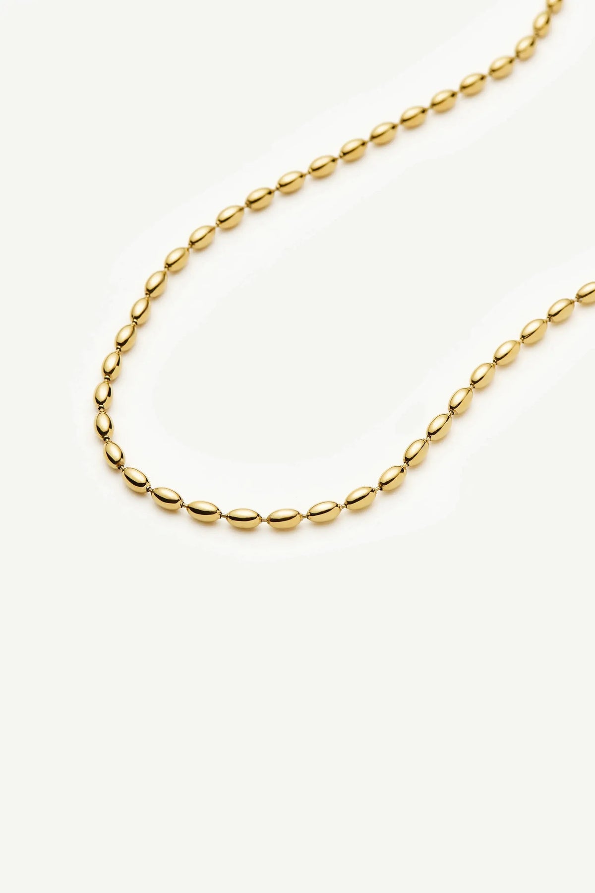 Molten Olive Chain Necklace