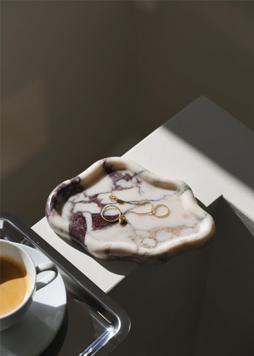 Viola Marble Tray Dekor