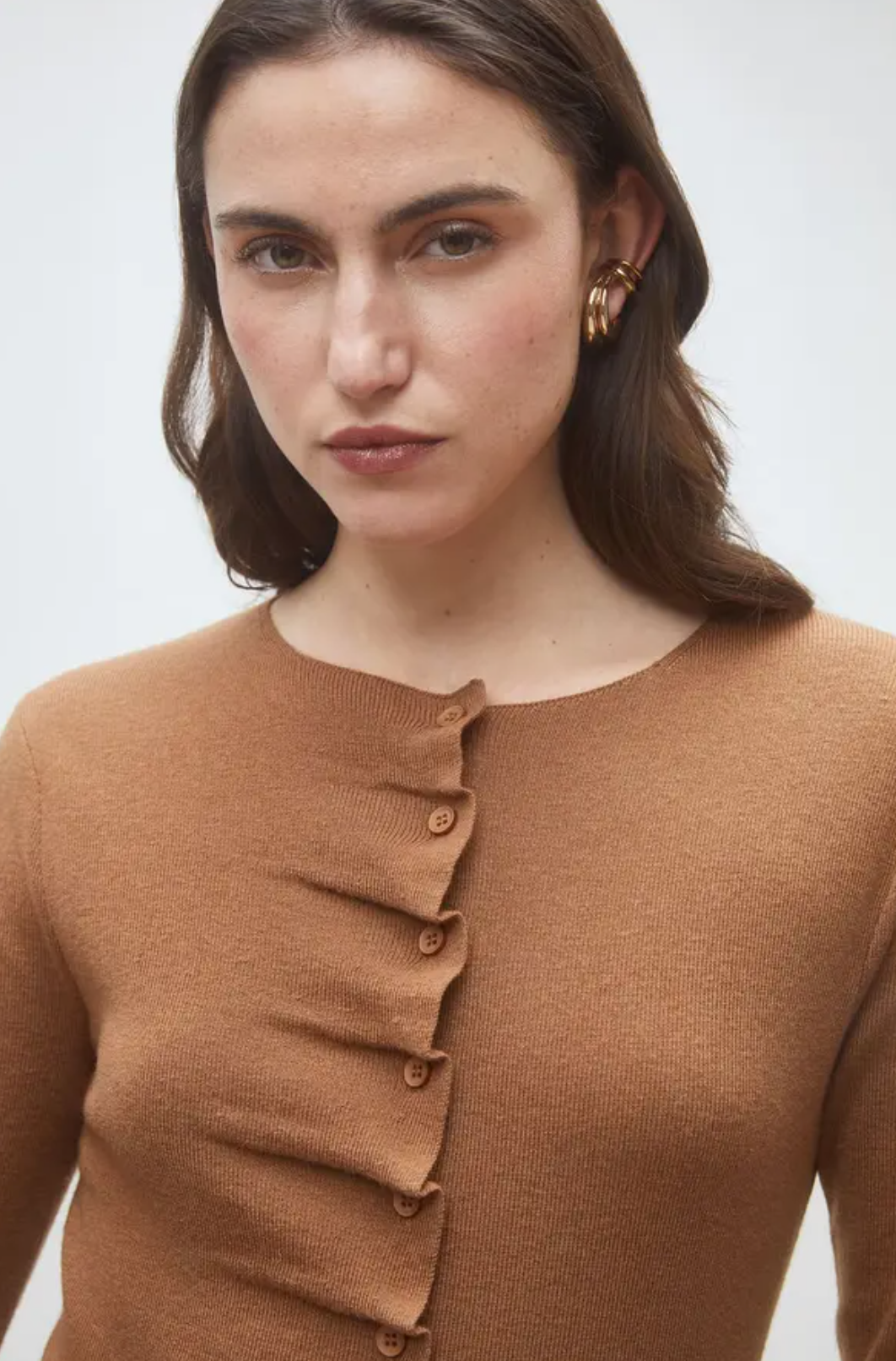 Gamira Cardigan Camel Cardigans