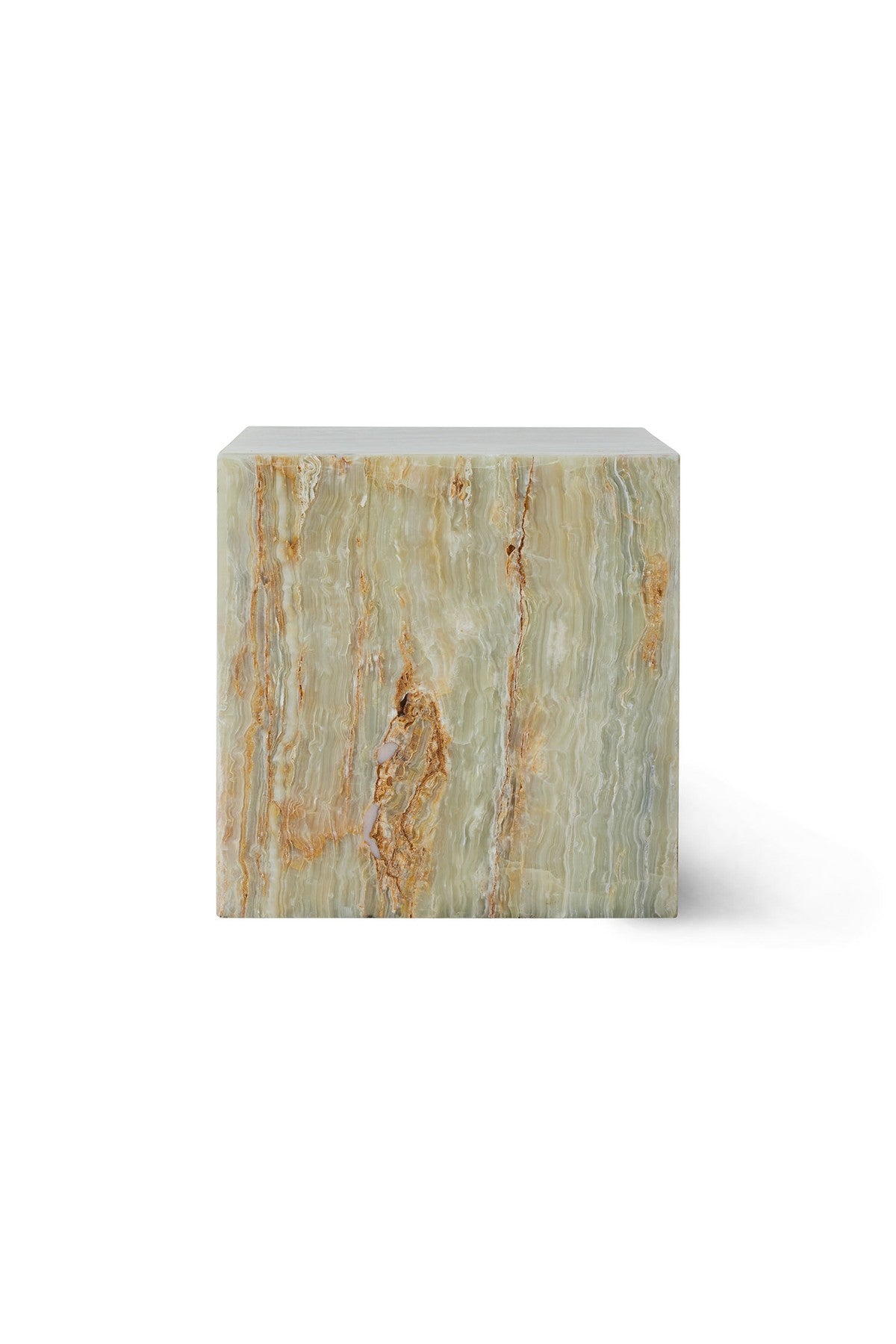 Onyx marble block table
