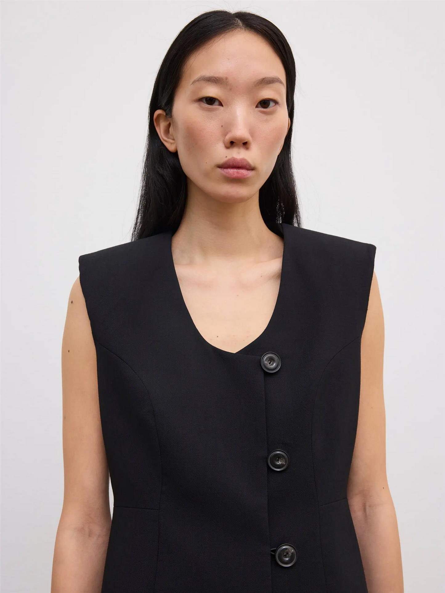 Sleeveless Blazer Black Blazere