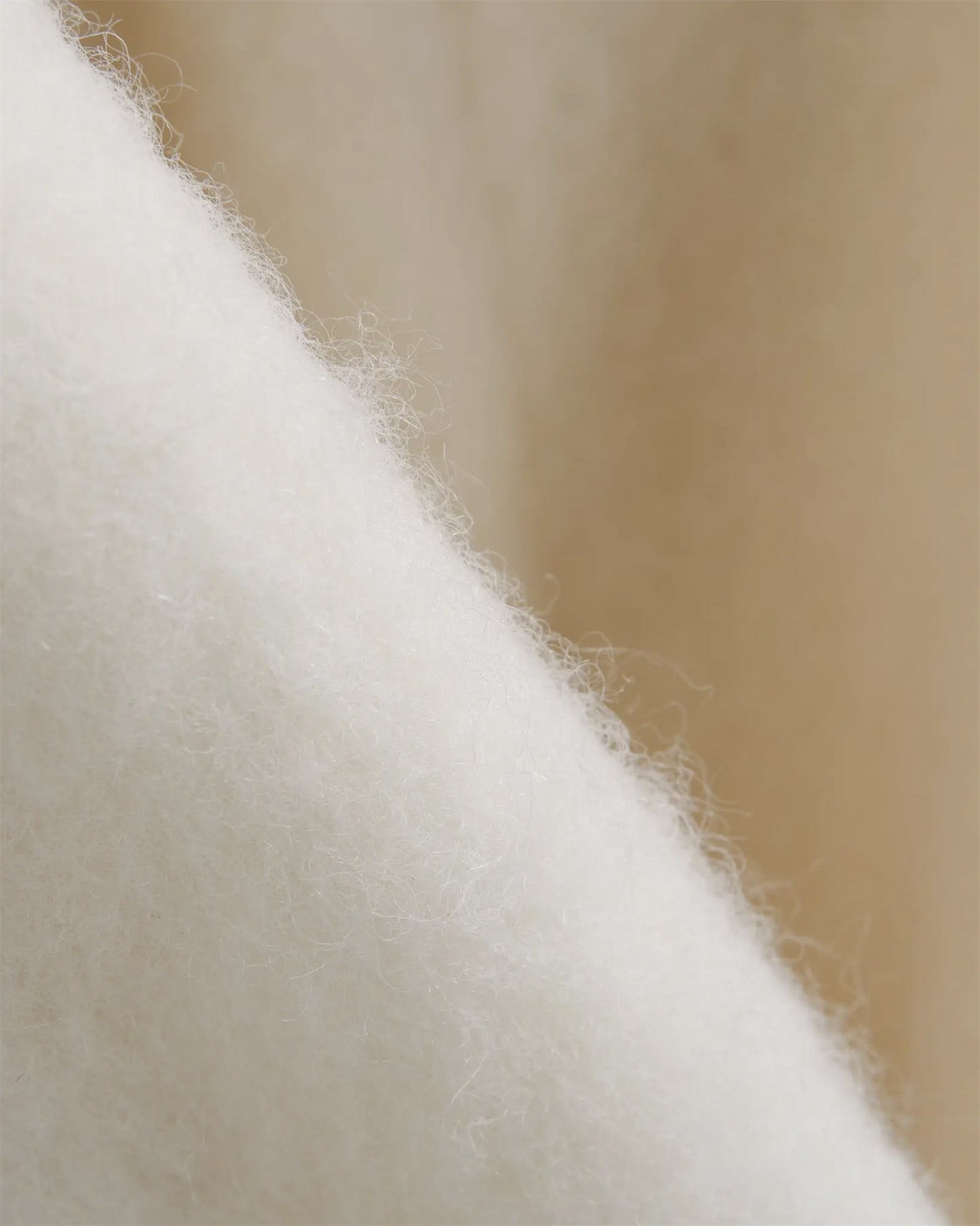 Plush Coat Offwhite Kåper
