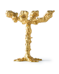 Drip Candle Holder 4-arms Gold Lysestaker