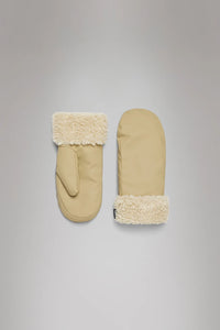 Puffer Fleece Mittens Sand Votter