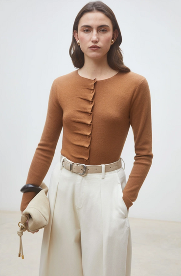 Gamira Cardigan Camel Cardigans