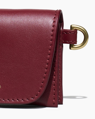 The Stella Wallet Burgundy Red