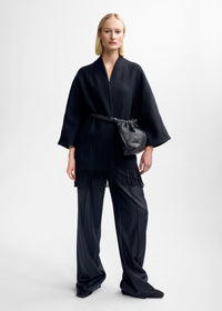 Akila Lambswool Jacket Black Cardigans