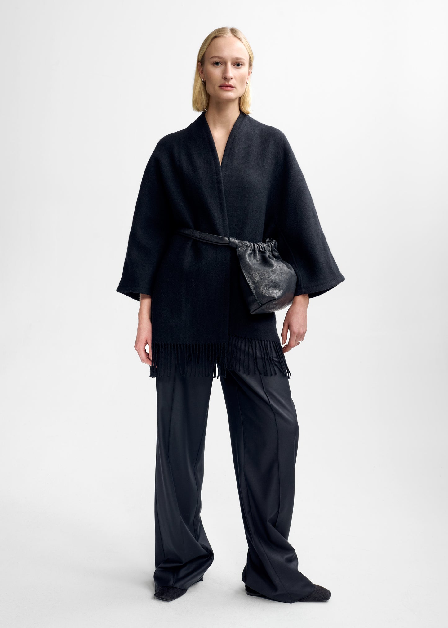Akila Lambswool Jacket Black Cardigans