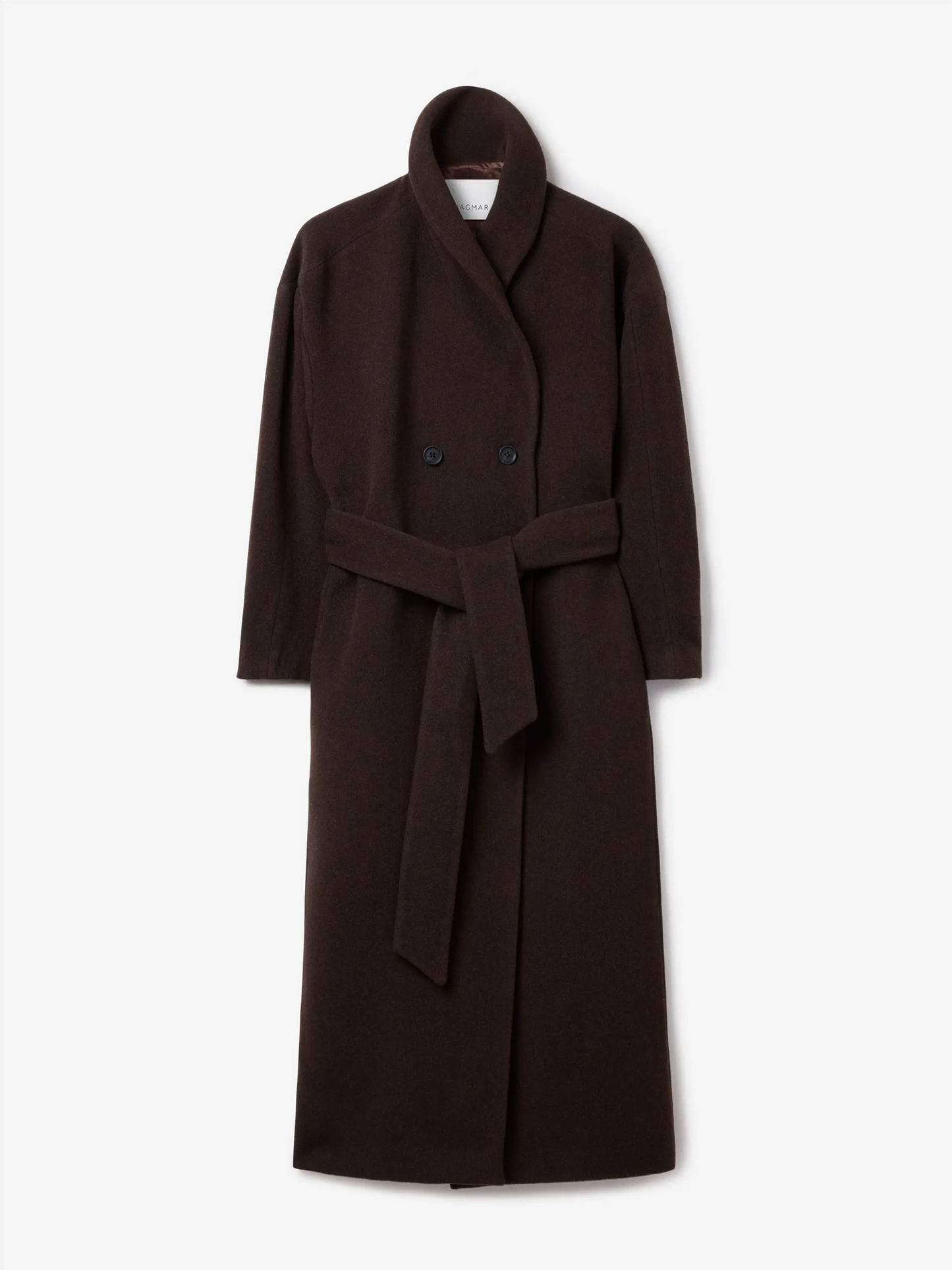 Relaxed Wool Coat Chocolate Brown Yttertøy