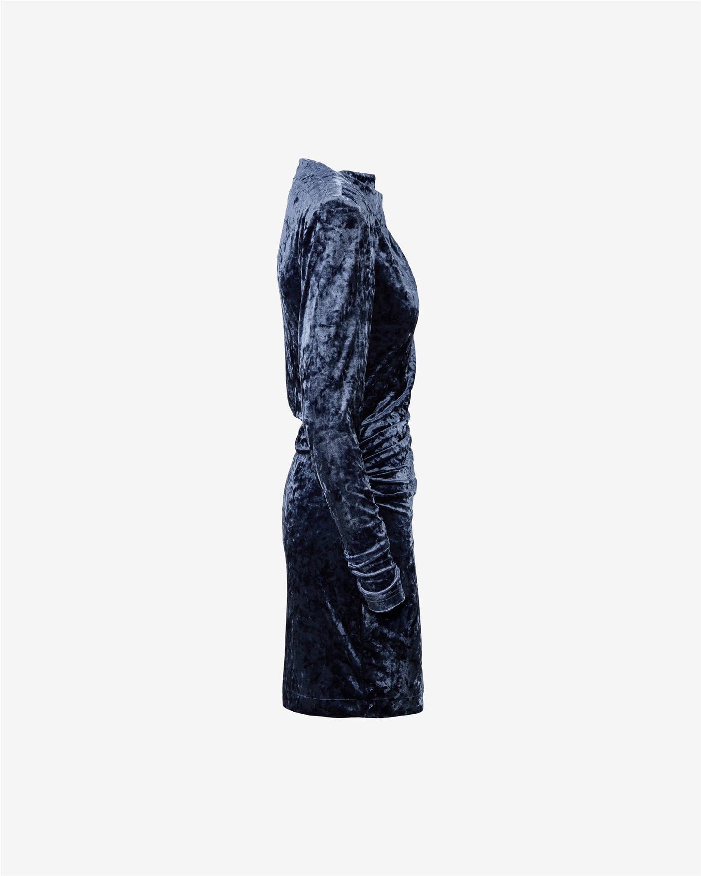 Shine Dress Velour Ashy Blue Kjoler