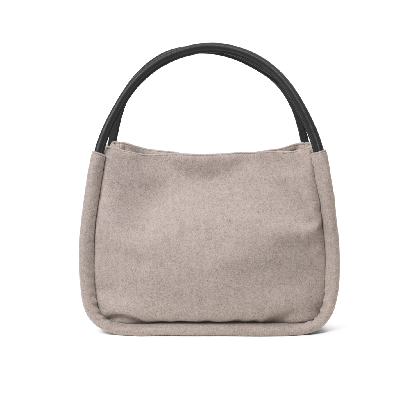 Day Woolen Small Shopper Taupe Melange Bags