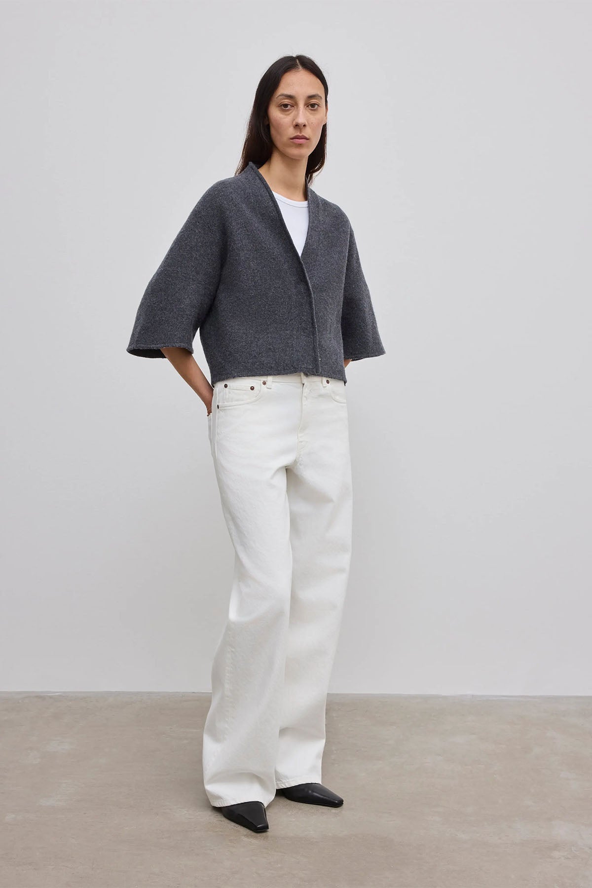 Klær | Short Wool Cardigan