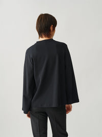 Wide Sleeve Longsleeve Black Gensere