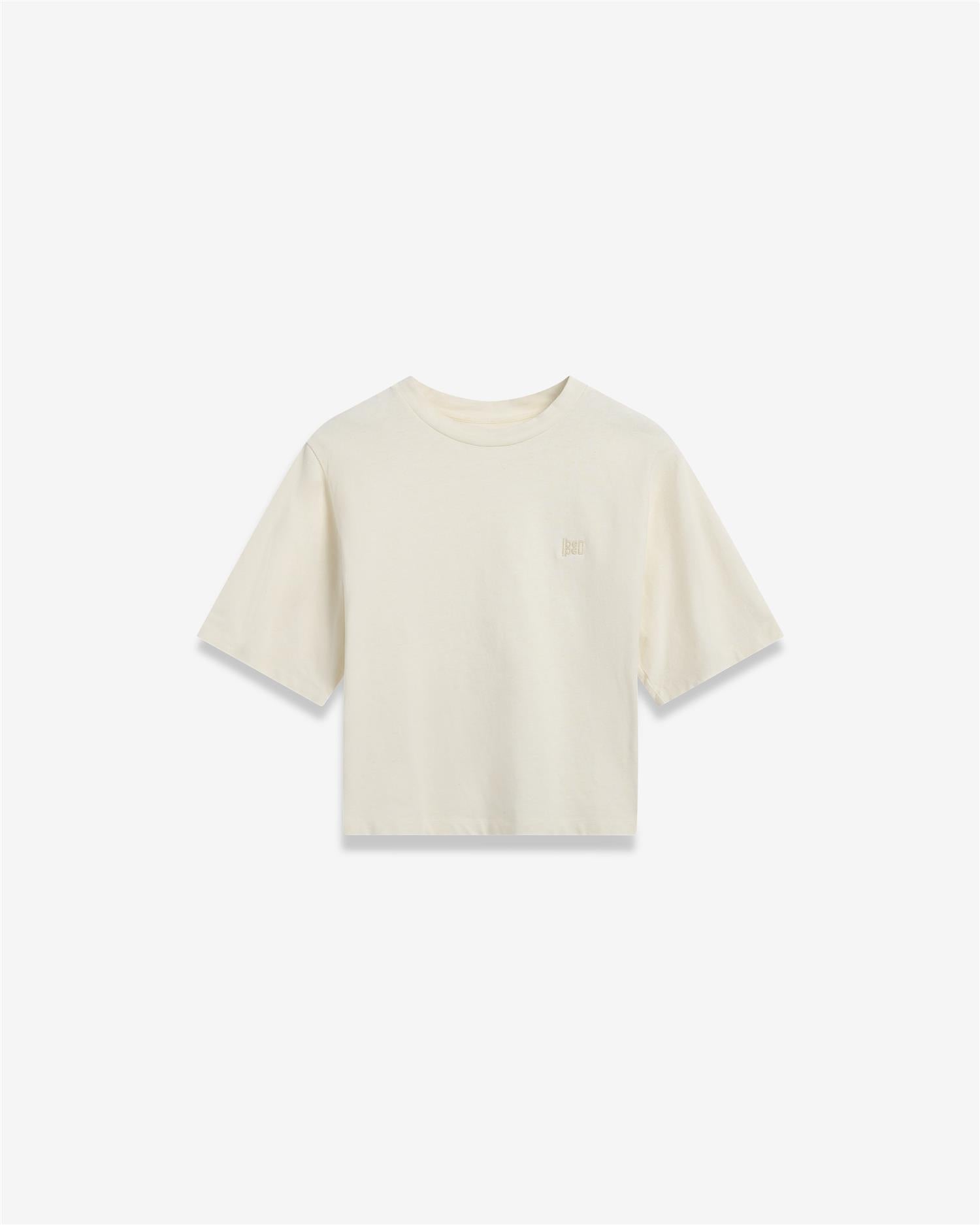 Core Hemp Tee Linen White T-skjorter