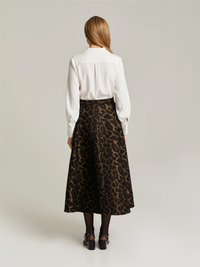 Leea Skirt Sparkly Leopard Skjørt