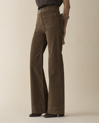 St Monica Brown Corduroy Bukser