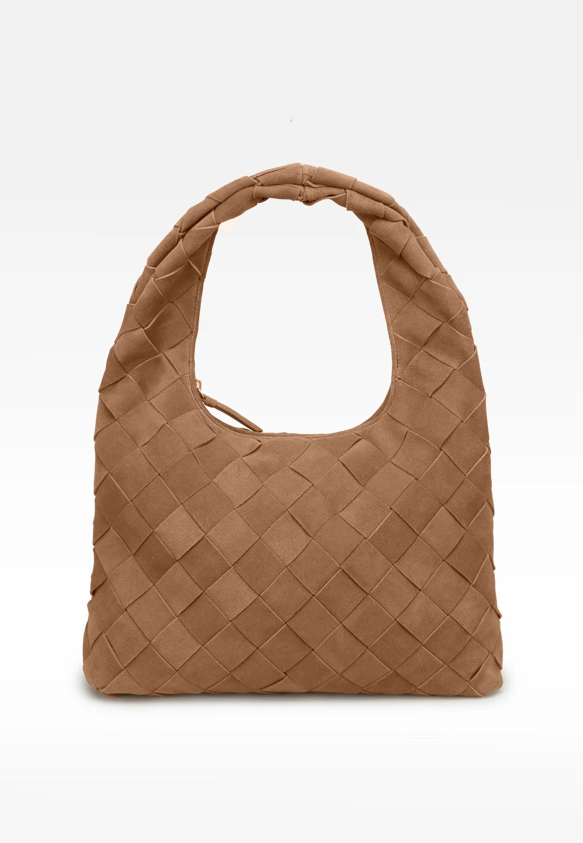 Jade Wave Shoulderbag Caramel Taupe Vesker