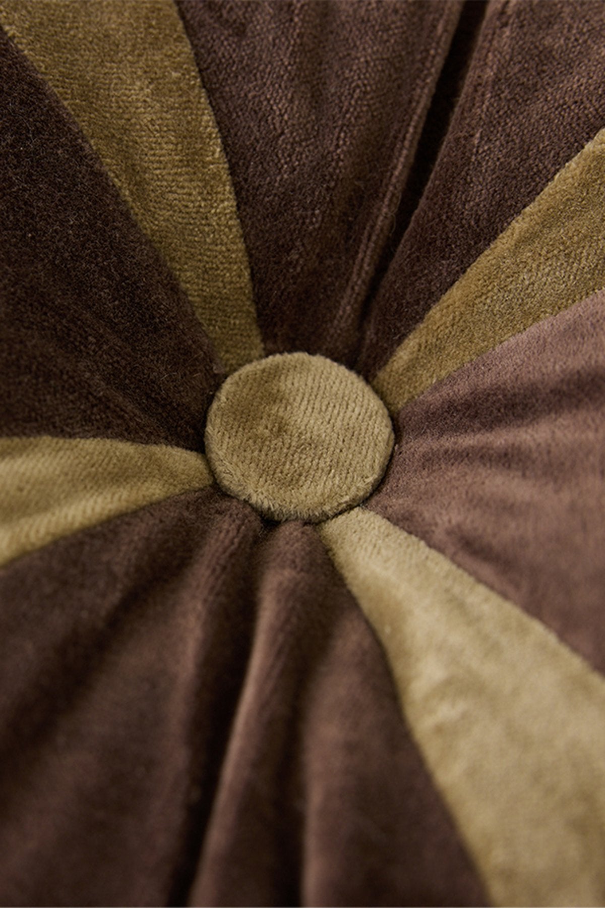 Velvet brown cushion - 50x30 cm