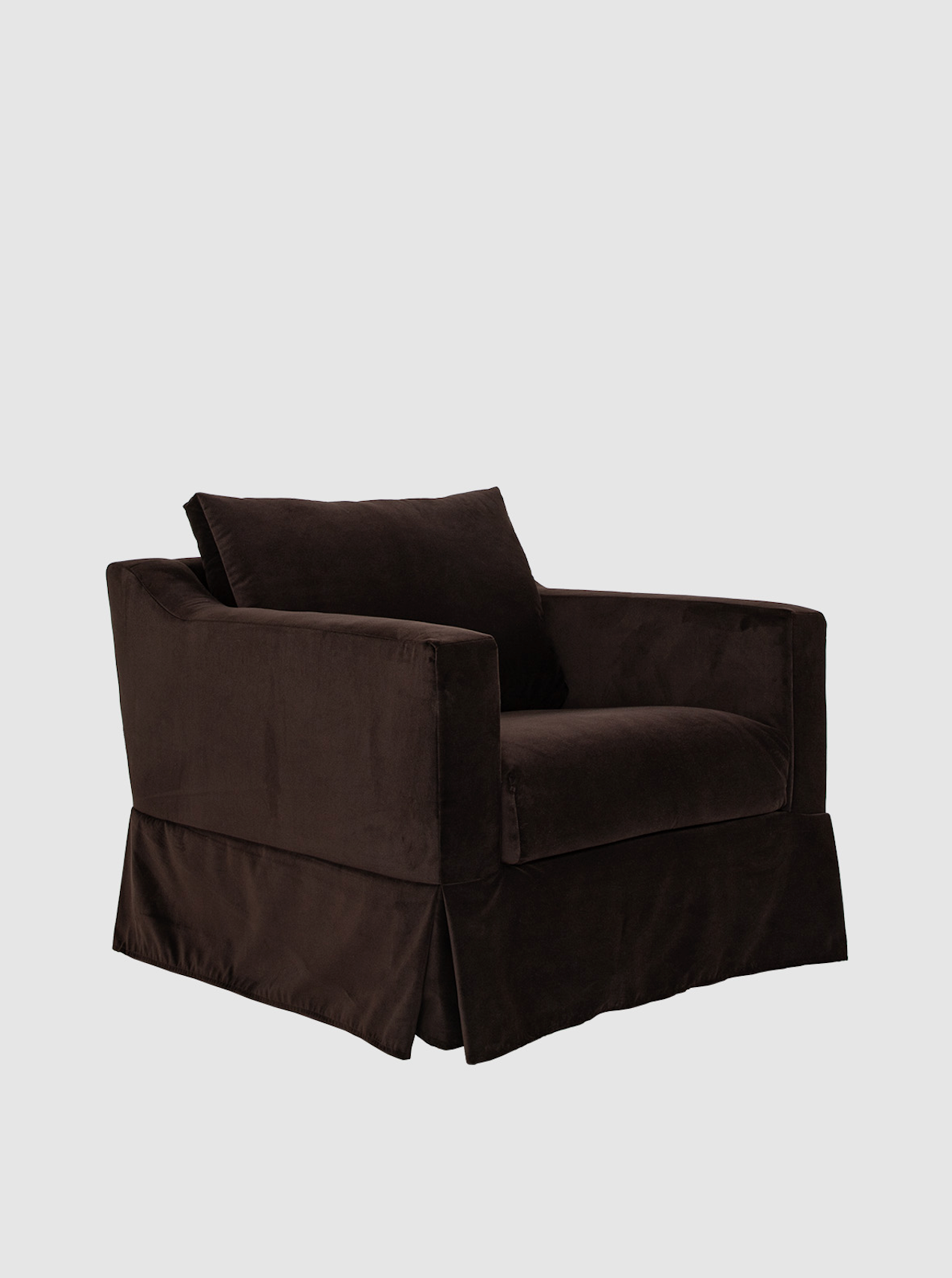 Eden Lounge Chair Chocolate Brown Stoler