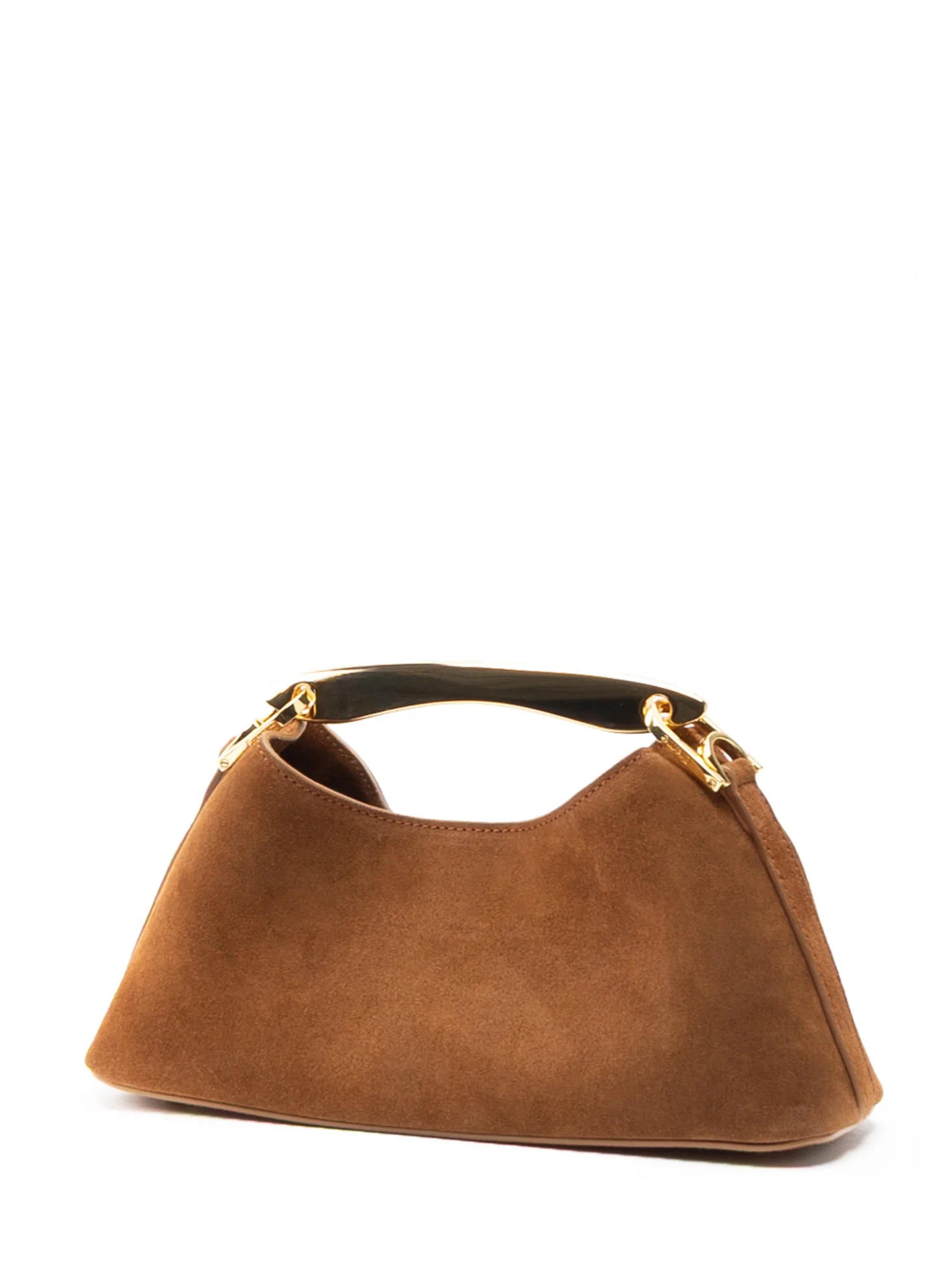 Mini Boomerang Suede Cognac Vesker