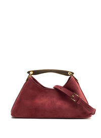 Mini Boomerang Suede Burgundy Vesker